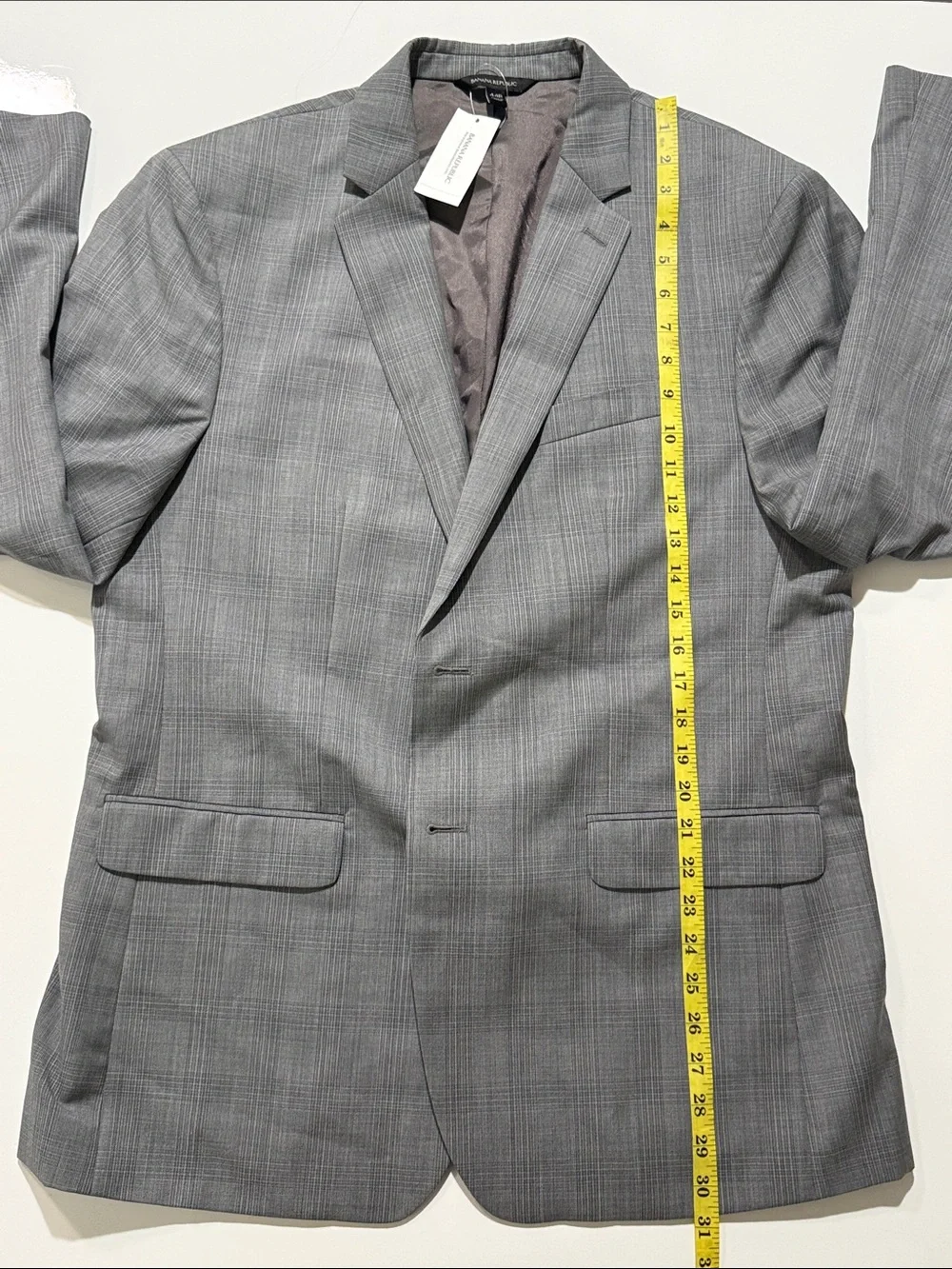 New Banana Republic Men’s Slim Fit Poly Blend Blazer 44R Regular Suit Jacket